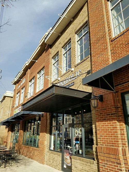 outside at Cinnaholic in Atlanta