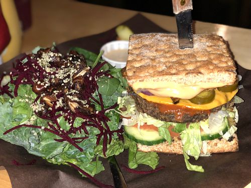 Friggin Yummy!!  awesome burgers.  at Boon Burger Cafe in Burlington