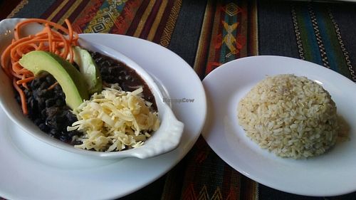 feijoada brasileira at Cafe Good in Banos