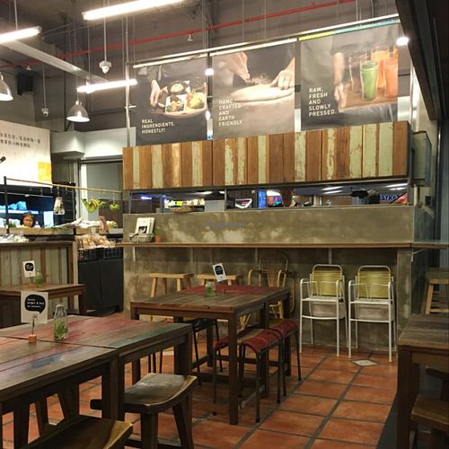 inside seating  at Justlife in Kuala Lumpur