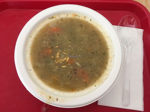 Very tasty sauerkraut soup. at Evka Vegebar in Swinoujscie