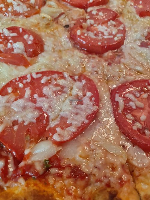 Vegan pizza  at Ciao in Ithaca