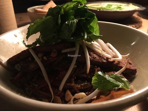 Tofu Asian wok  at The Green Spot in Barcelona