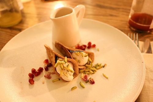 ramadan menu dessert at Evergreen Organics in Doha