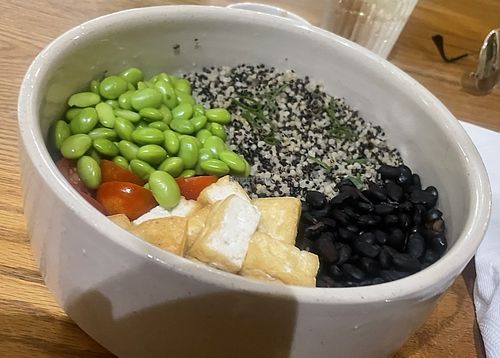 Tofu bowl   at Evergreen Organics in Doha