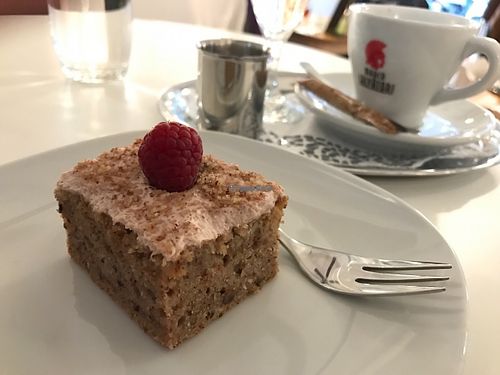 Delicious cake! at Uli's Veganeria in Vienna