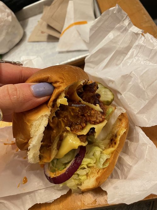 Ziggy tempeh burger at HipCityVeg - 7th St in Washington