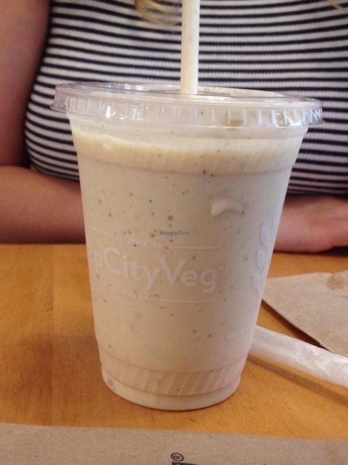 Vegan creamsicle milkshake at HipCityVeg - 7th St in Washington