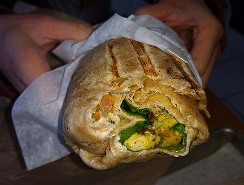 Massaman Tofu Wrap - WOW at HipCityVeg - 7th St in Washington