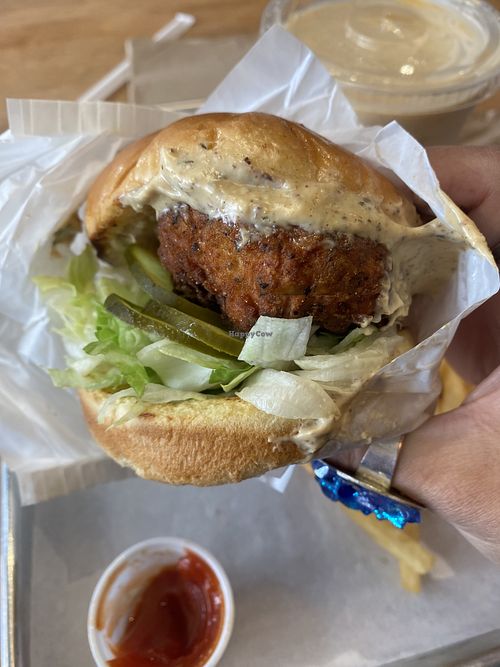 HipCity Chick’n’ Meal - SO GOOD everything devoured!!!  at HipCityVeg - 7th St in Washington