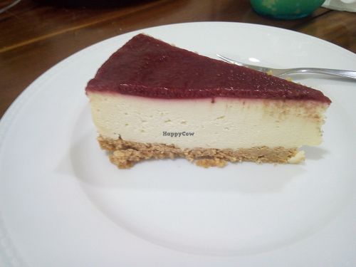 Cake at Casa Vegana in Santa Cruz