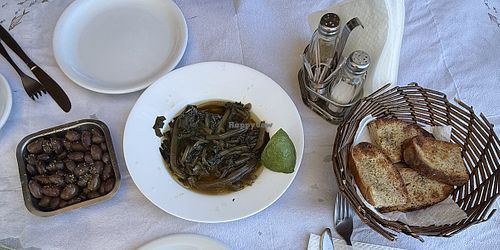   at Loukas Fish Restaurant in Rhodes