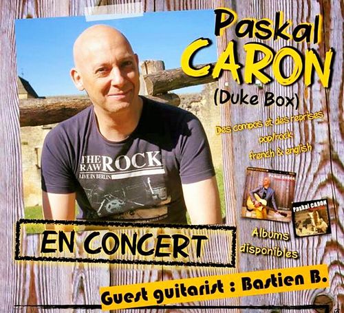 Paskal Caron en concert à l'UniVert at Salon de the UniVert in Montignac