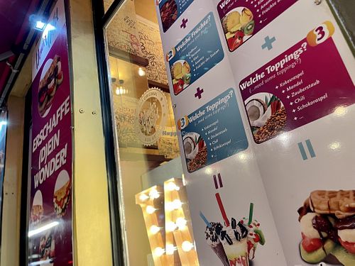 store front at Wonder Waffel in Berlin
