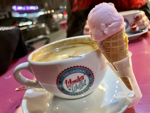coffee at Wonder Waffel in Berlin