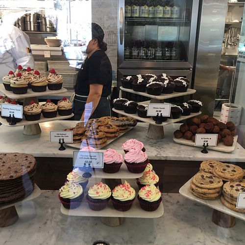 the dessert counter at By Chloe in Los Angeles