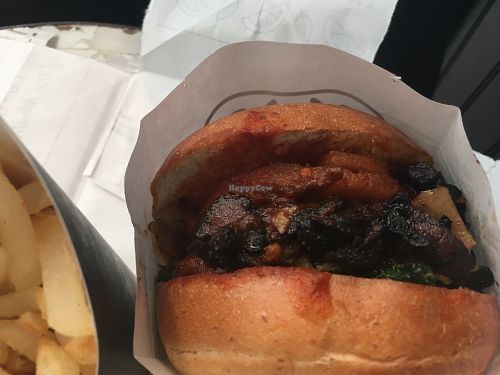 Whiskey BBQ Burger  at By Chloe in Los Angeles