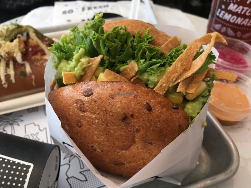 Guacamole burger  at By Chloe in Los Angeles