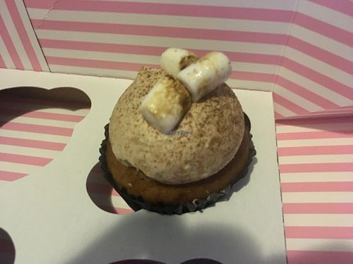 Pumpkin cupcake  at By Chloe in Los Angeles
