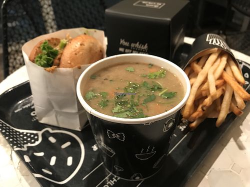 Barley soup at By Chloe in Los Angeles
