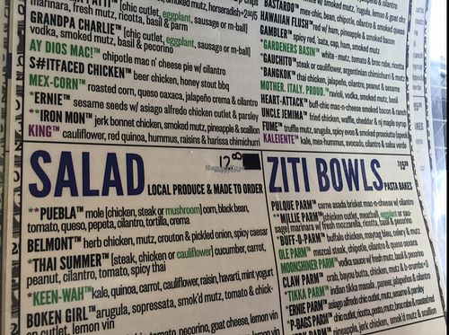 2 vegan pizza choices at Tony Boloney's Atlantic City in Atlantic City