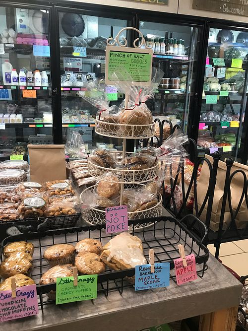 Cookies, muffins, scone. Look for vegan labels. at Farmers Market of Grapevine in Grapevine