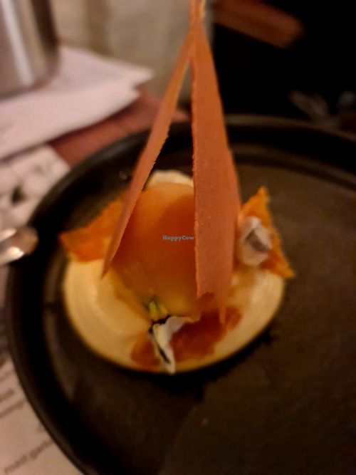 Mango sorbet at St Cloud Eating House in Hawthorn