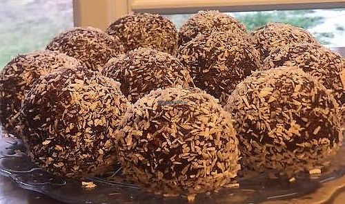 vegan snowball at Kafe Nystuga in Arvika