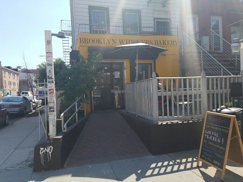 outside at Brooklyn Whiskers - Broadway in Brooklyn