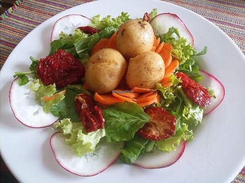 Salad at Beco da Fruta in Paraty