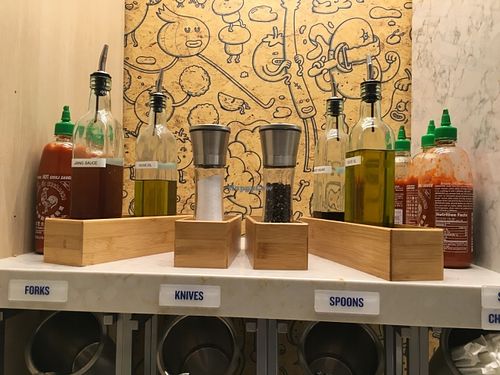 Condiments at Beefsteak - Tenleytown in Washington