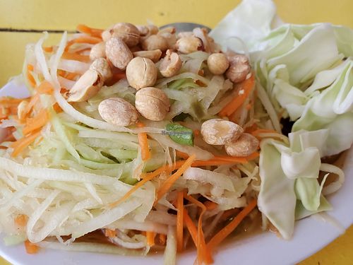 Green papaya salad at TVJ Kitchen - West LA in Los Angeles