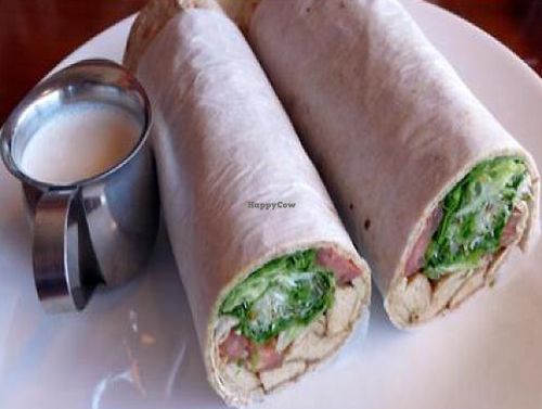 seitan wrap at TVJ Kitchen - West LA in Los Angeles