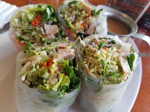 Fresh rolls at TVJ Kitchen - West LA in Los Angeles