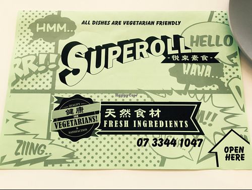 Menu at Superoll in Sunnybank