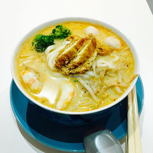 Laksa Udon Noodle Soup at Superoll in Sunnybank