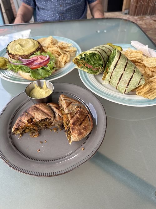 Food options  at Degree 18 Juice Bar in Palmer