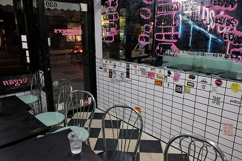 Entrance at Screamer's Pizzeria - Greenpoint in Brooklyn