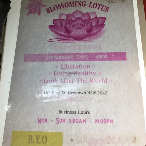 info at Blossoming Lotus in Haymarket