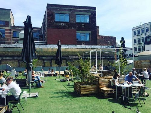 Summer rooftop terrace, pic. from their Facebookpage at Coffeelabs in Antwerpen