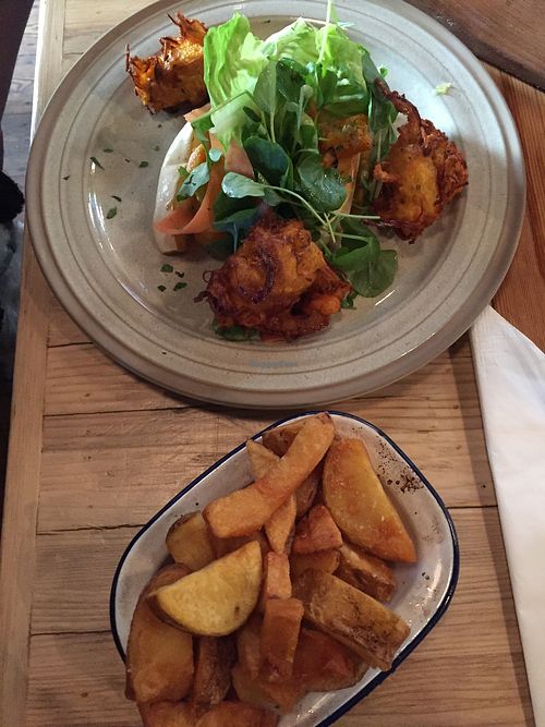 squash done three ways - delicious!  at The Crown in Hastings