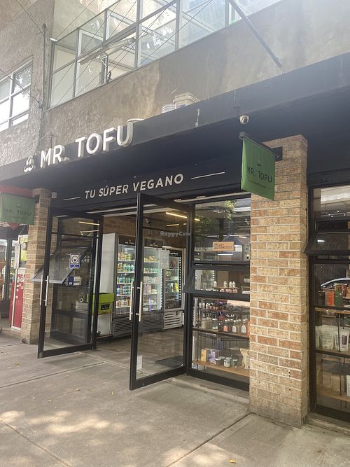 Outdoor signage  at Mr. Tofu - Hipodromo Condesa in Mexico City