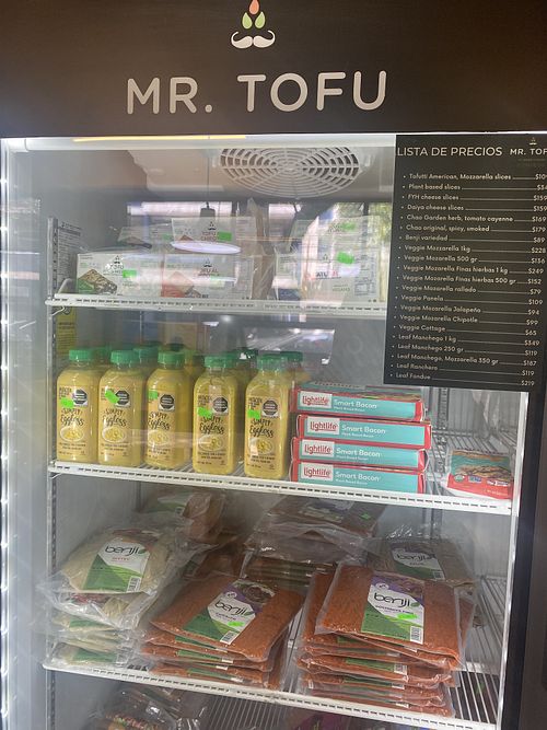 Vegan Egg Replacers and Faux Meats  at Mr. Tofu - Hipodromo Condesa in Mexico City