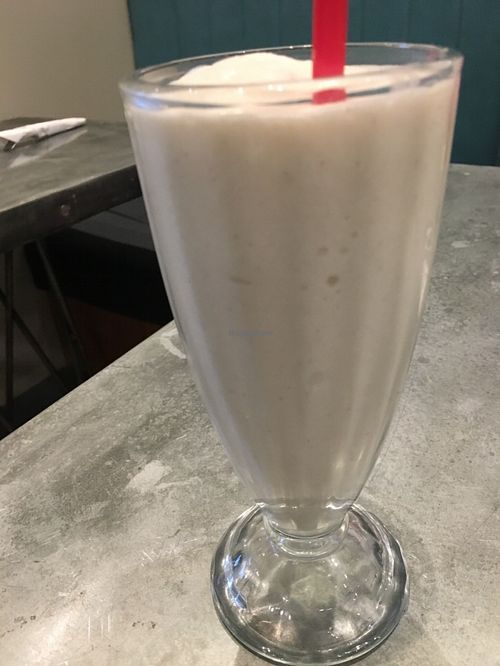 Lemon ginger milkshake at Sticky Fingers Diner in Washington