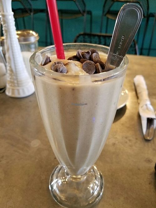cookie dough milkshake at Sticky Fingers Diner in Washington