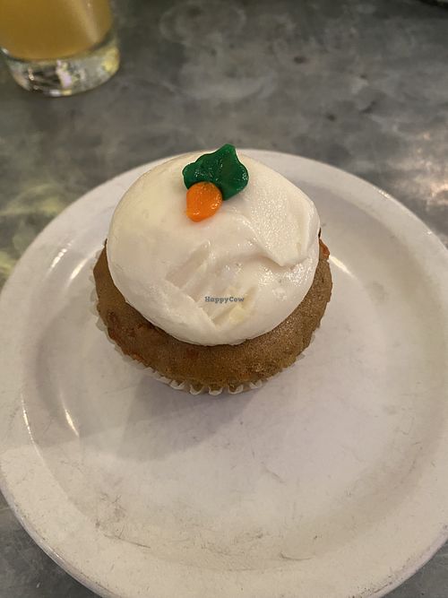 Carrot Cupcake (Devoured) 😜  at Sticky Fingers Diner in Washington