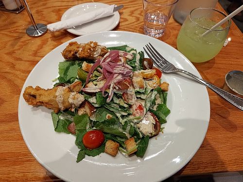 Caesar salad at Sticky Fingers Diner in Washington