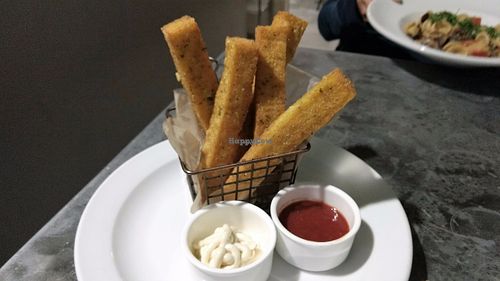 Polenta Fries - so good at Sticky Fingers Diner in Washington