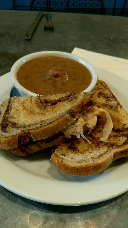 The Reuben sandwich at Sticky Fingers Diner in Washington
