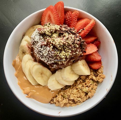 Acai bowl at Kiva in Portland